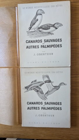oberthur canards et palmipedes